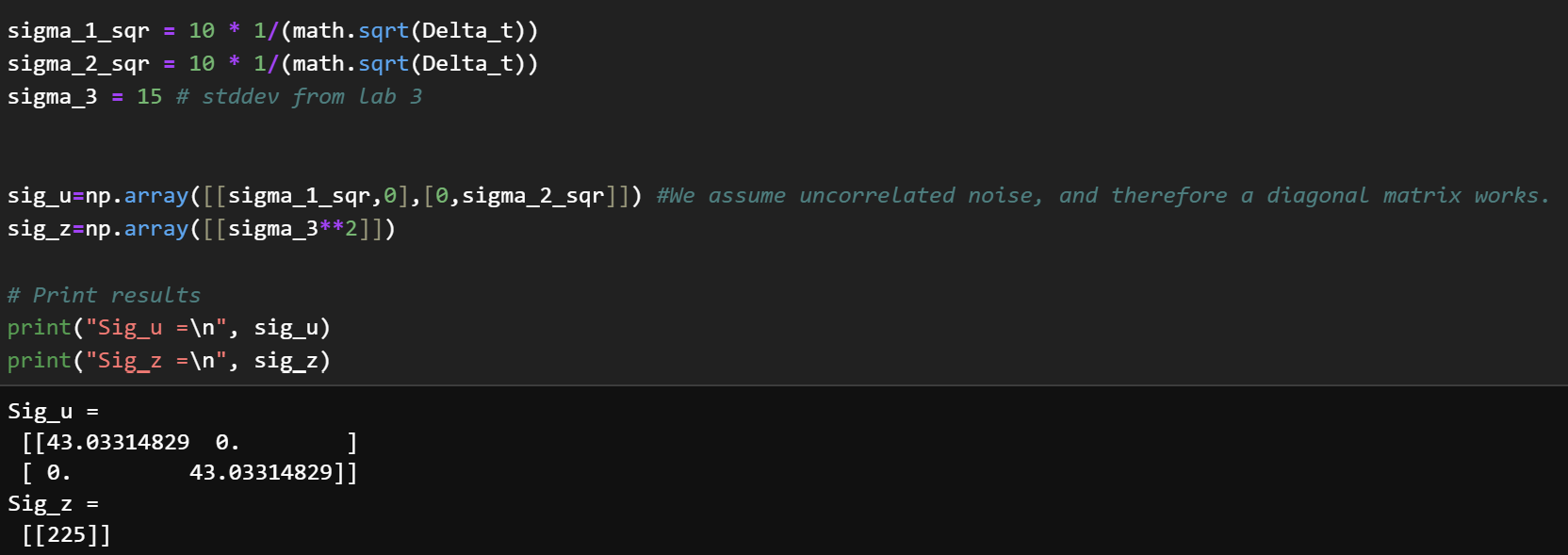 Noise Matrices